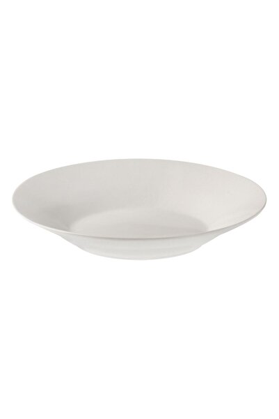 OEM White Porcelain Deep Plate Ø22.5cm