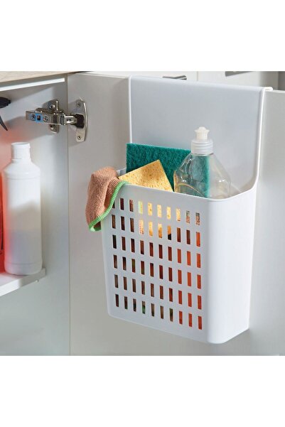 OEM Cos de Depozitare Dulap Suspendat din Plastic Alb 24x12.5x35.5cm