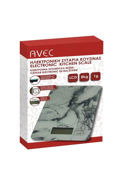OEM Cantar Electronic de Bucatarie LCD cu Sticla 8kg Marble