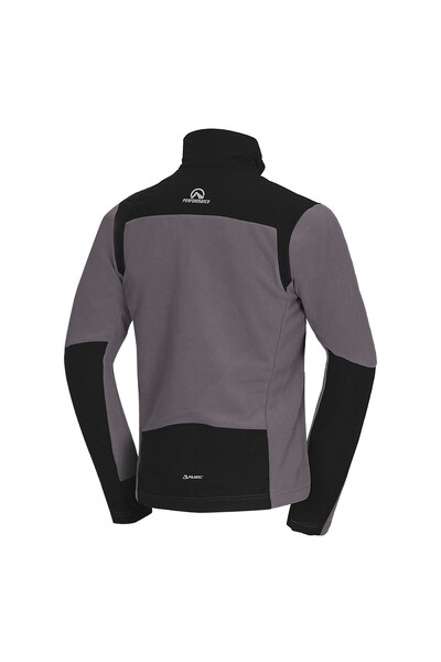 NORTHFINDER Men's Polartec®Micro fleece sweatshirt 200gr Tribec Mincol greyblack