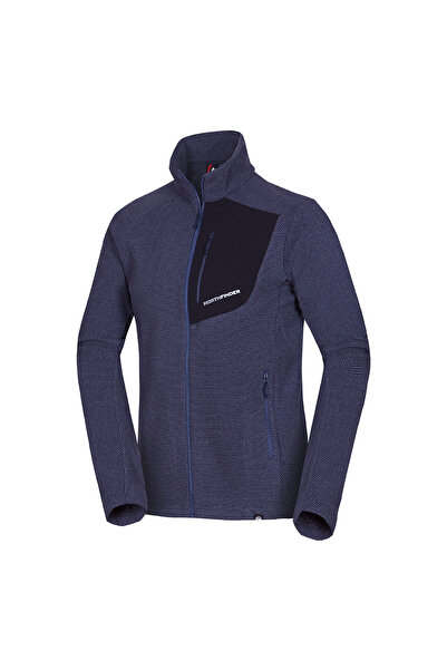 NORTHFINDER Men's melange fleece sweatshirt Trugberg bluenights