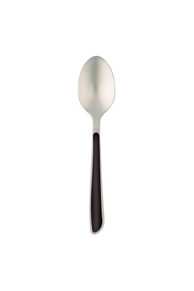 OEM Stainless Steel Spoon with Black Handle 14cm
