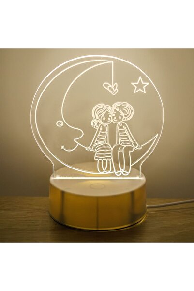 OEM 3D Night Light Boy Girl with USB