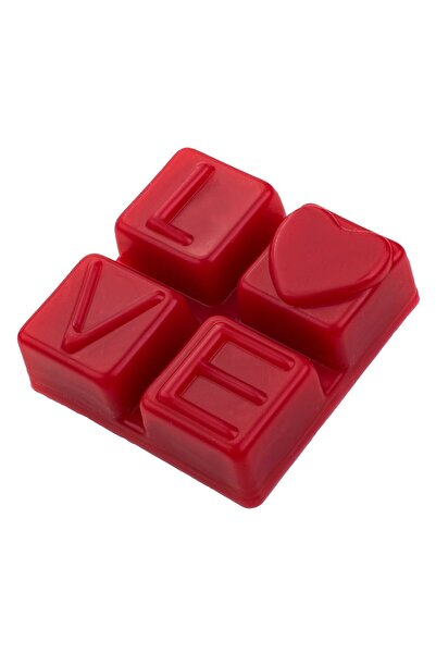 OEM Wax Melts Sweet Kiss Scented Candle Red Cubes "Love" - ​​4pcs
