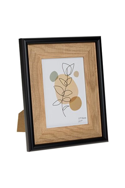 OEM Rama Foto din Lemn cu Margine Neagra 13x18cm