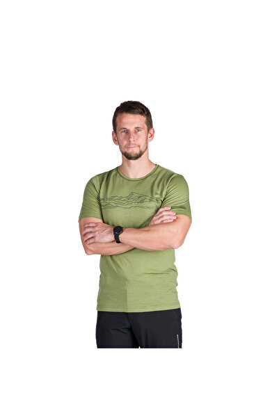 NORTHFINDER Men's outdoor t-shirt Rainer green