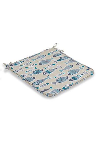 OEM Summer Chair Cushion Beige Pisces 39x39cm