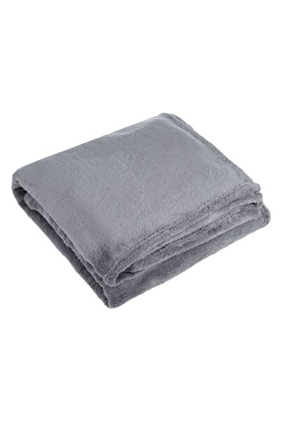 OEM Grey Faux Fur Decorative Winter Throw for Armchair 160x130cm