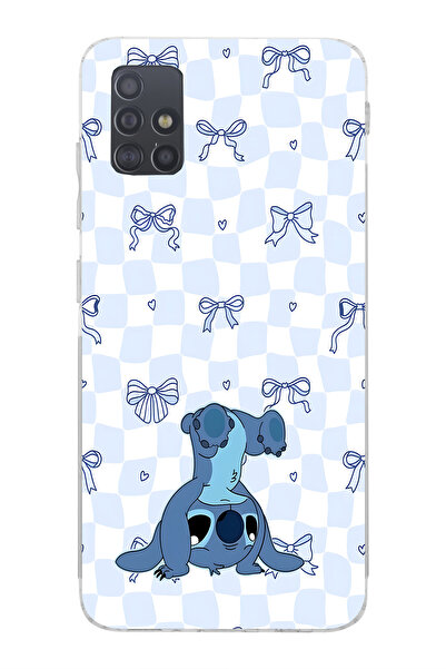 Elorakılıf Samsung Galaxy A51 Uyumlu Baskılı Yumuşak Silikon Şeffaf Telefon K...