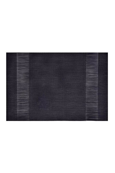 OEM Black PVC Plate Holder Perforated Stripes 45x30cm