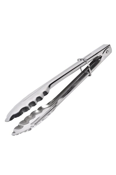 OEM Stainless Steel Salad Serving Tongs 24cm