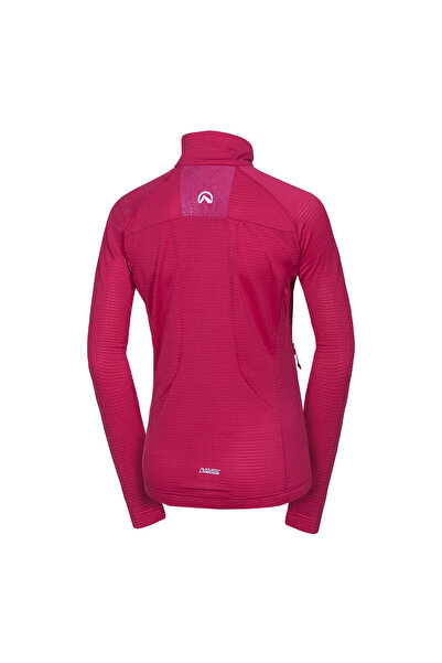 NORTHFINDER Polartec® Power Grid women's sweatshirt Orciarska cherry