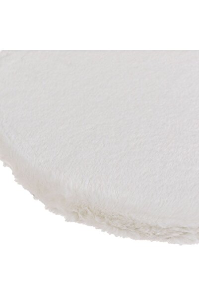 OEM White Faux Fur Winter Chair Cushion Ø38cm