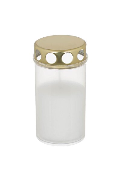 OEM White Decorative Candle with Lid Ø6x11.5cm