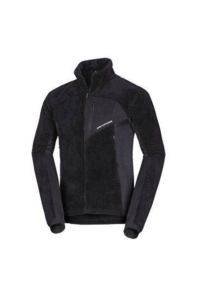 NORTHFINDER Men's fleece sweatshirt Ludwik blackblack
