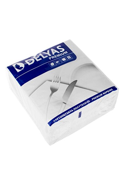 OEM Luxury 2-Ply White Table Napkins 40x40cm - 100pcs