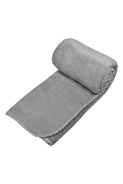 OEM Grey Faux Fur Blanket 200x150cm