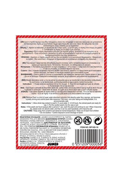 OEM Transparent Decorative Water Pearls 10g