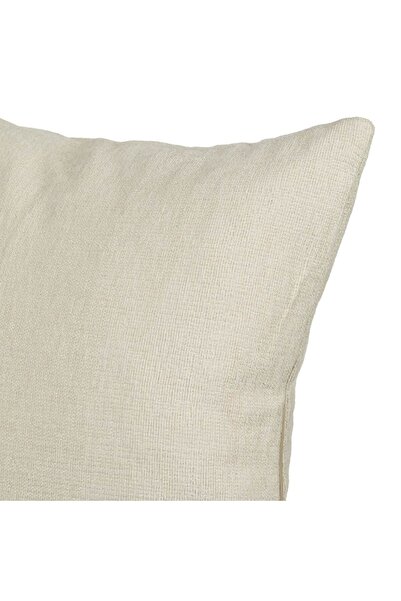 OEM Chenille Winter Decorative Pillow Ecru 52x52m