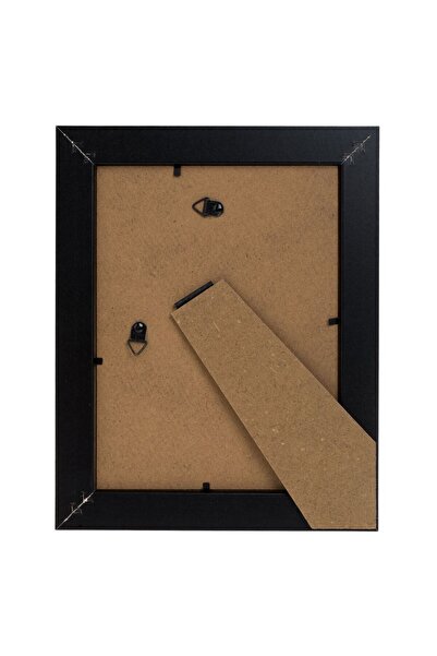 OEM Brown Wooden Photo Frame with Black Border 15x20cm