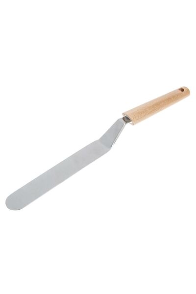 OEM Spatula Metalica cu Maner de Lemn 34cm