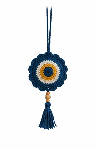 MODA Bebek Amigurumi % 100 El Örgüsü Beşik ve Puset Nazar Boncuğu