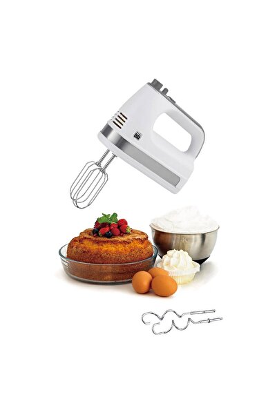 OEM Electric Hand Mixer White Stainless Steel 300W