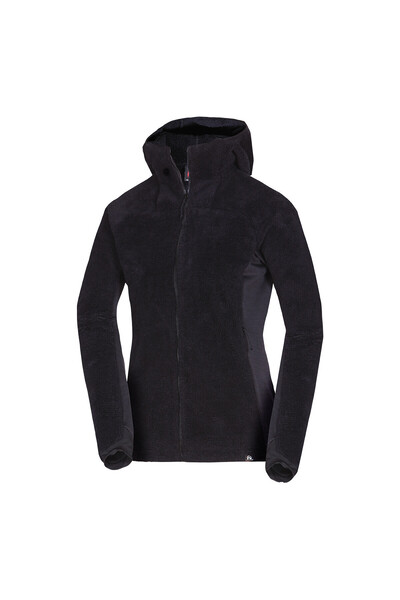 NORTHFINDER Fleece cu gluga si tehnologie antipiling dama Carlene blackblack