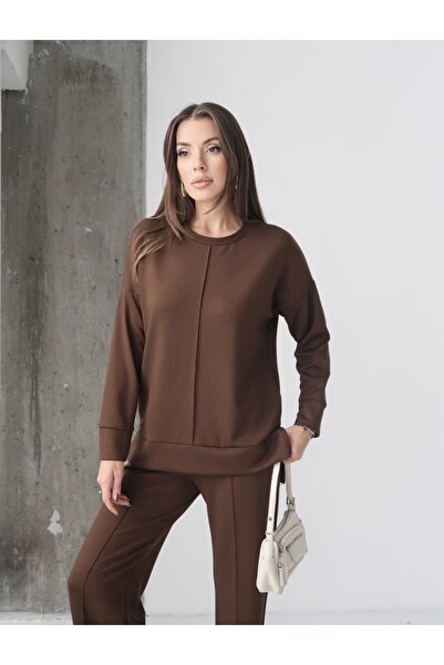 Paw Garage Women's Talia Modal Front Tie Side Slit Top and Bottom Set