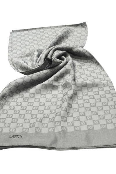 PİRAMİT Armi̇ne Trend Ultra Light Shawl Silver