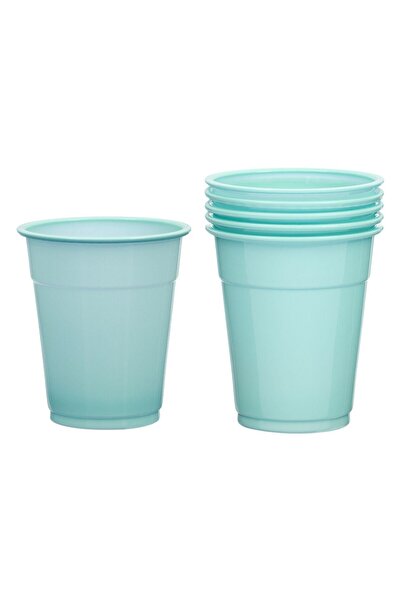 OEM Set 20 de Pahare din Plastic Verde Menta 300ml
