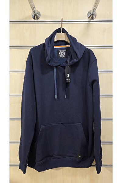 trendbysena Світшот з капюшоном для великих розмірів, унісекс, з кишенею-кенгуру