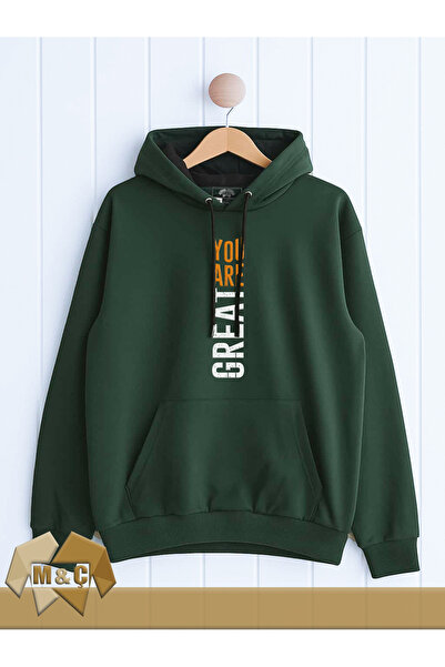 MÇ FAMİLY STORe سترة رياضية رجالية بقلنسوة وأكمام طويلة بتصميم رمزي موسمي من ...