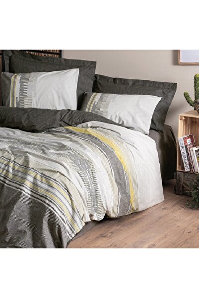 Talis Lenjerie de Pat Dublu Taron Vizon, Bumbac 100%