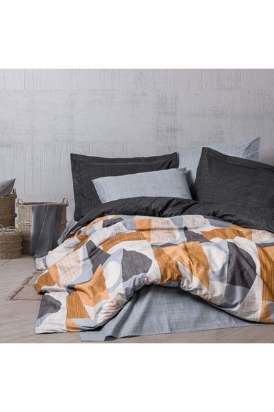 Talis Lenjerie de Pat Dublu Giorno Gri, Bumbac 100%