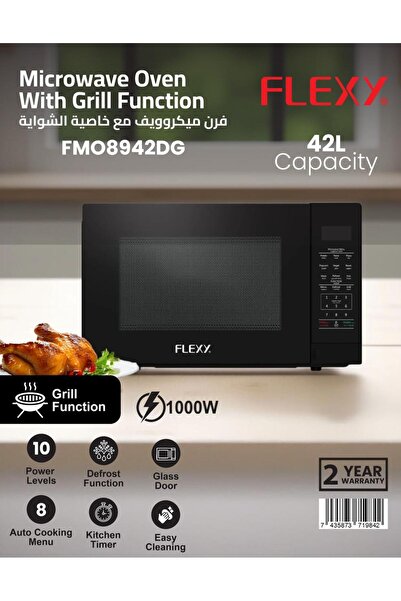 flexy 42L Stainless Steel Electric Oven with Grill