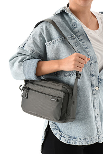 EG-BAGSS حقيبة كروس نسائية من سانموريس 6003 مصنوعة من قماش المظلة بثلاثة أقسا...