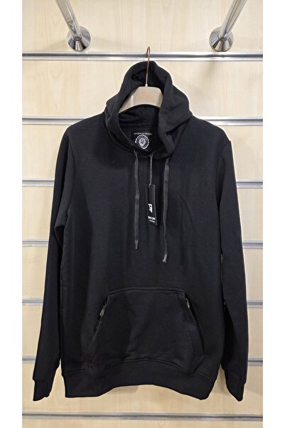 trendbysena Hanorac unisex cu buzunar cangur cu fermoar