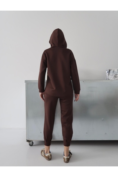 Paw Garage Γυναικείο σετ Nexa Scuba Fabric με κουκούλα Κάτω-Επάνω