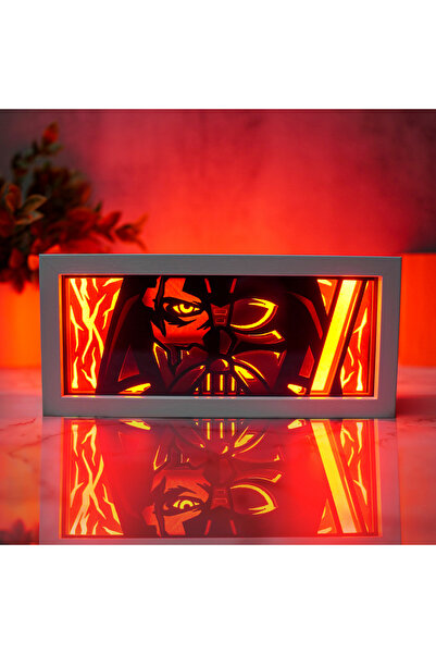 Jade Produck Darth Vader - LED Işıklı Dekoratif Light Box (Star Wars Tasarım)