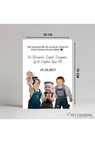 Sestasarmm Fotoğraflı Karşılama Panosu, Çocukluk Fotoğrafı, Düğün, Nişan, Doğ...