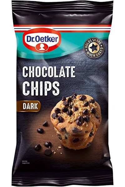 Dr. Oetker DR.OETKER REAL CHOC CHIPS-DARK 100gX4