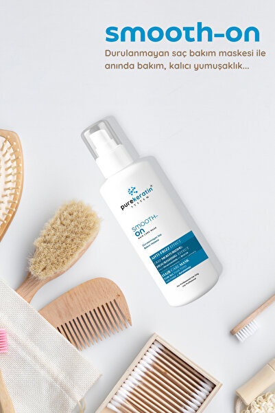 purekeratin system Smoot-On Durulanmayan Saç Bakım Maskesi 200 ML
