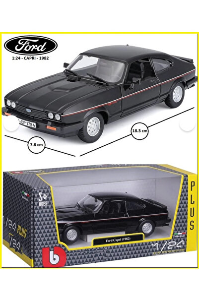 Burago Plus Ford Capri 1982 1:24 Scale Metal Model Car Nostalgia Collectible
