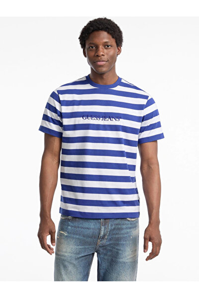 Guess Gj Ss Cn Reg Men's Multicolor Regular Fit T-Shirt M4Yi84K9Xf1-S7Ab