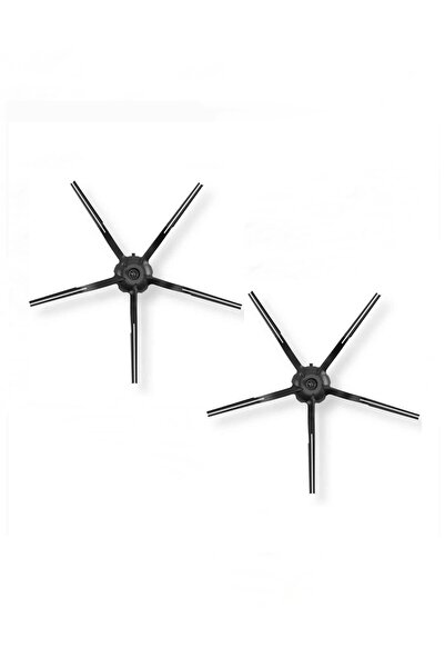 Rovexa 2 μαύρες πλαϊνές βούρτσες συμβατές με Roborock Q7 Max & Q7 Max Plus