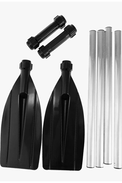 Obay Katlanır Alaşım Kayık Kürekler Katlanabilir Rafting Kano Hafif Kürek Siyah