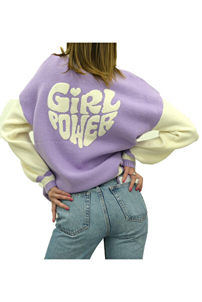 ciao milano SFEATER CU LOGO „GIRLS POWER”, DAMĂ,