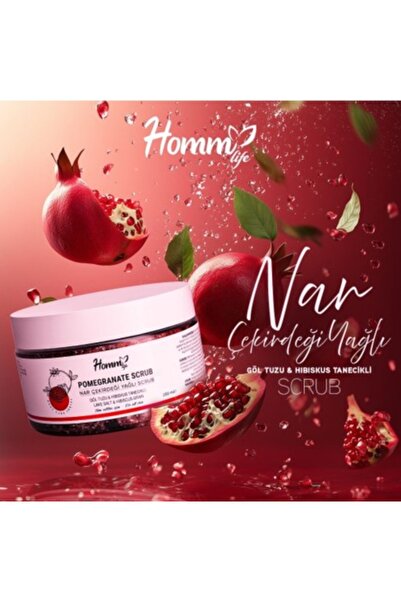 TR Homm Bitkisel Nar Çekirdeği Yağlı Scrub 250ml.