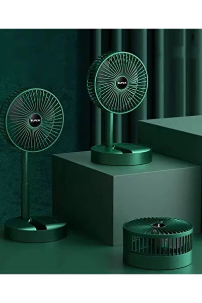 Genel Markalar MDB Katlanabilir Uzayabilir Taşınabilir Kablosuz Şarjlı Portatif Masa Üstü Fan